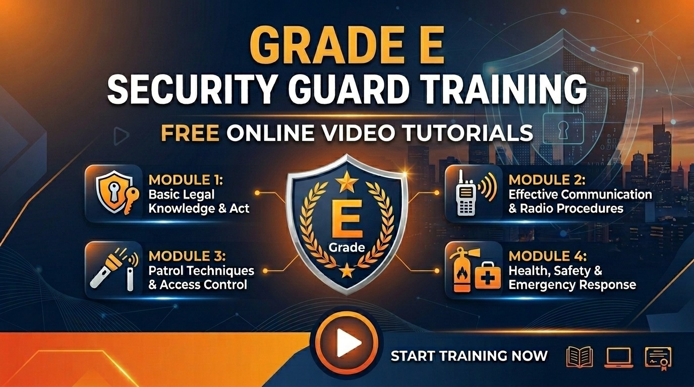 PSIRA GRADE E